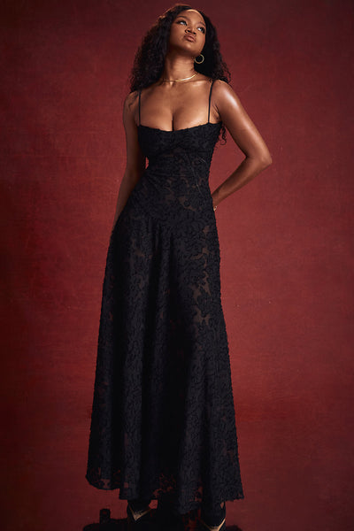 Paulette™ – Elegantes langes Korsettkleid