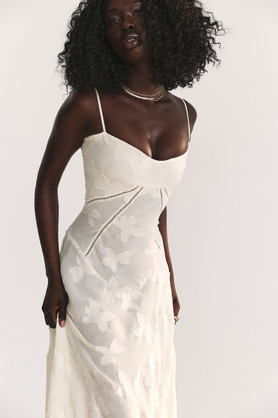 Paulette™ – Elegantes langes Korsettkleid