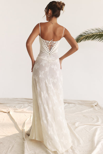 Paulette™ – Elegantes langes Korsettkleid
