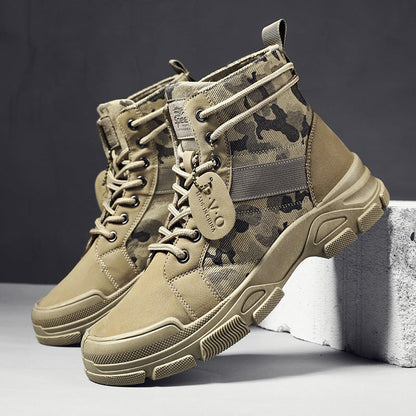 Stilvolle, bequeme taktische Camouflage-Stiefel