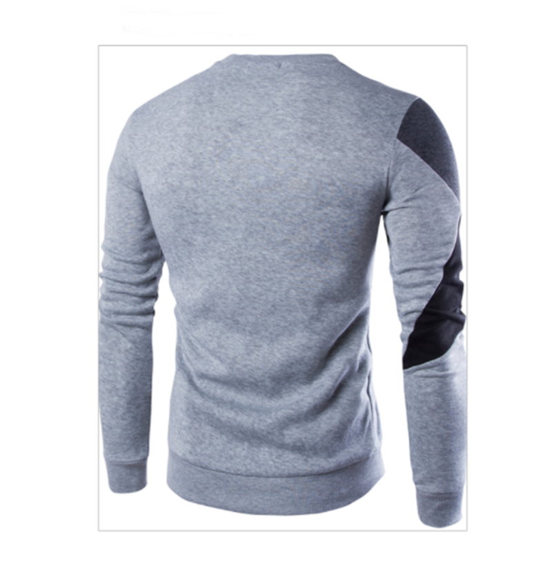 Klassischer warmer Pullover mit geometrischem Muster