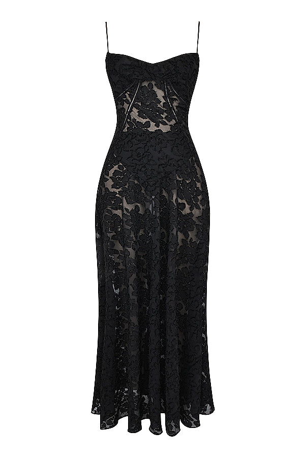 Paulette™ – Elegantes langes Korsettkleid