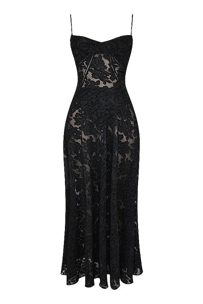 Paulette™ – Elegantes langes Korsettkleid