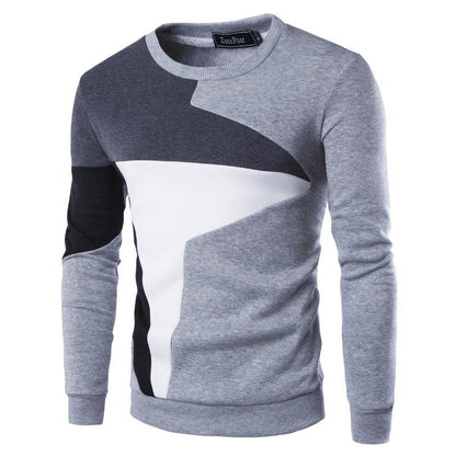 Klassischer warmer Pullover mit geometrischem Muster