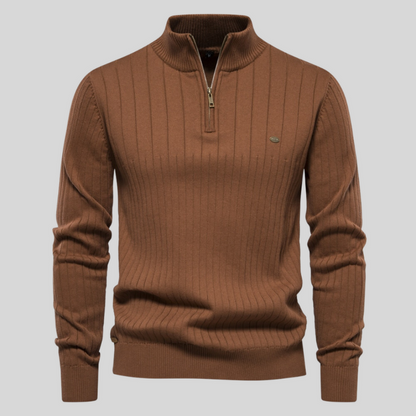 Stylischer Zipper-Pullover