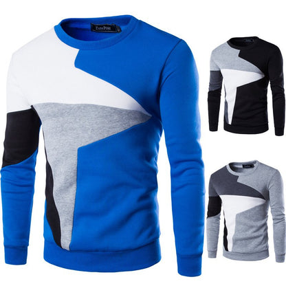 Klassischer warmer Pullover mit geometrischem Muster