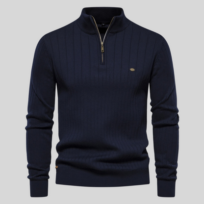 Stylischer Zipper-Pullover