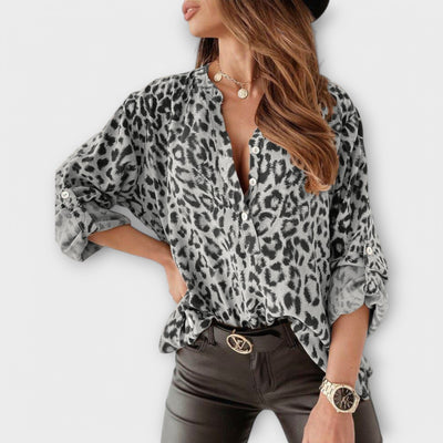 Lea™ – Trendige Bluse im Leoparden-Look