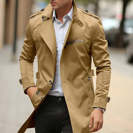 Stylischer wasserdichter Trenchcoat