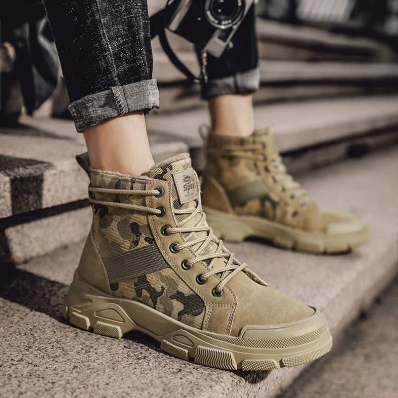 Stilvolle, bequeme taktische Camouflage-Stiefel