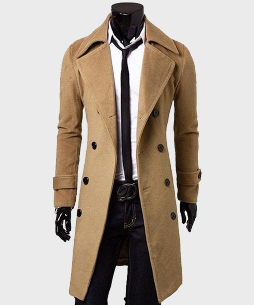 Stilvoller zweireihiger Trenchcoat