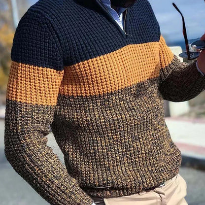 Eleganter warmer Strickpullover