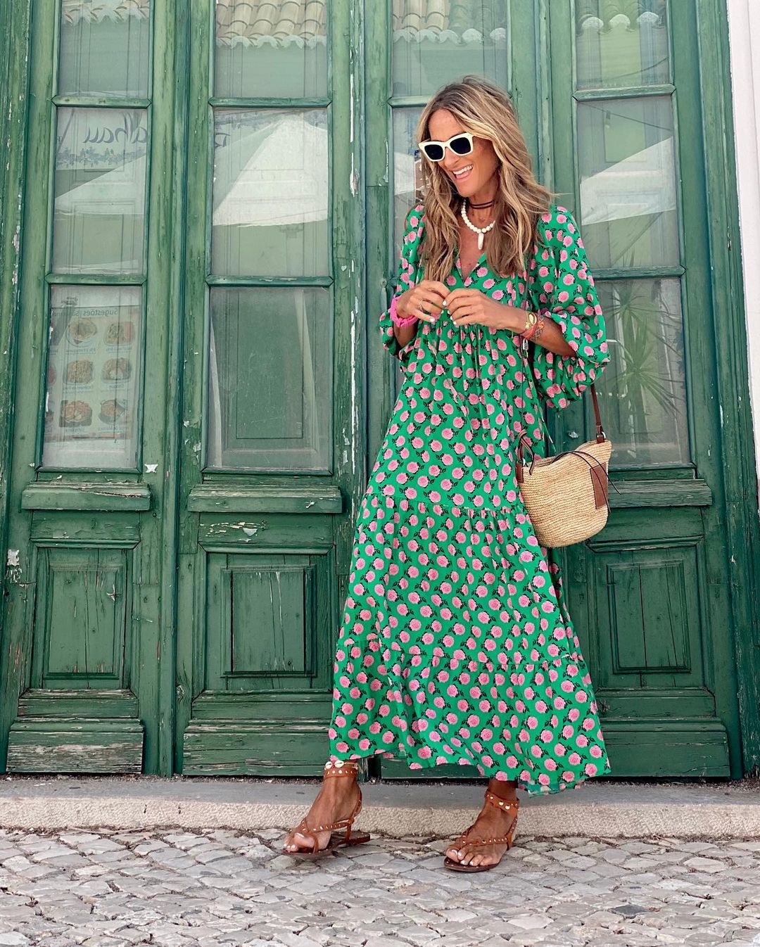 Sylvie™ – Langes Boho-Kleid