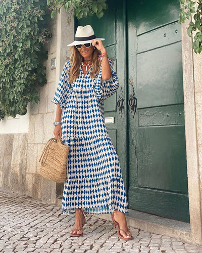 Sylvie™ – Langes Boho-Kleid