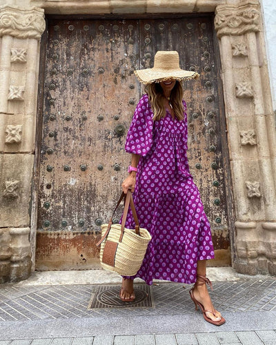 Sylvie™ – Langes Boho-Kleid