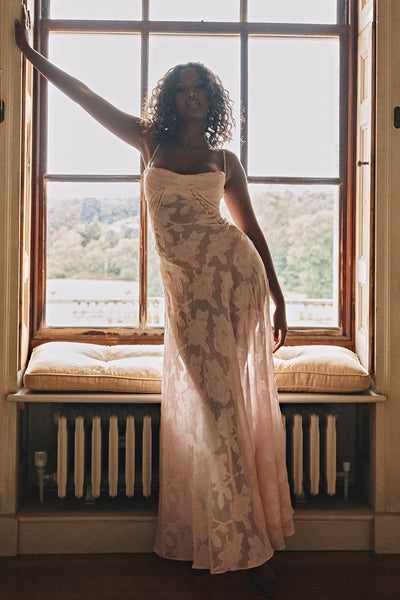 Paulette™ – Elegantes langes Korsettkleid