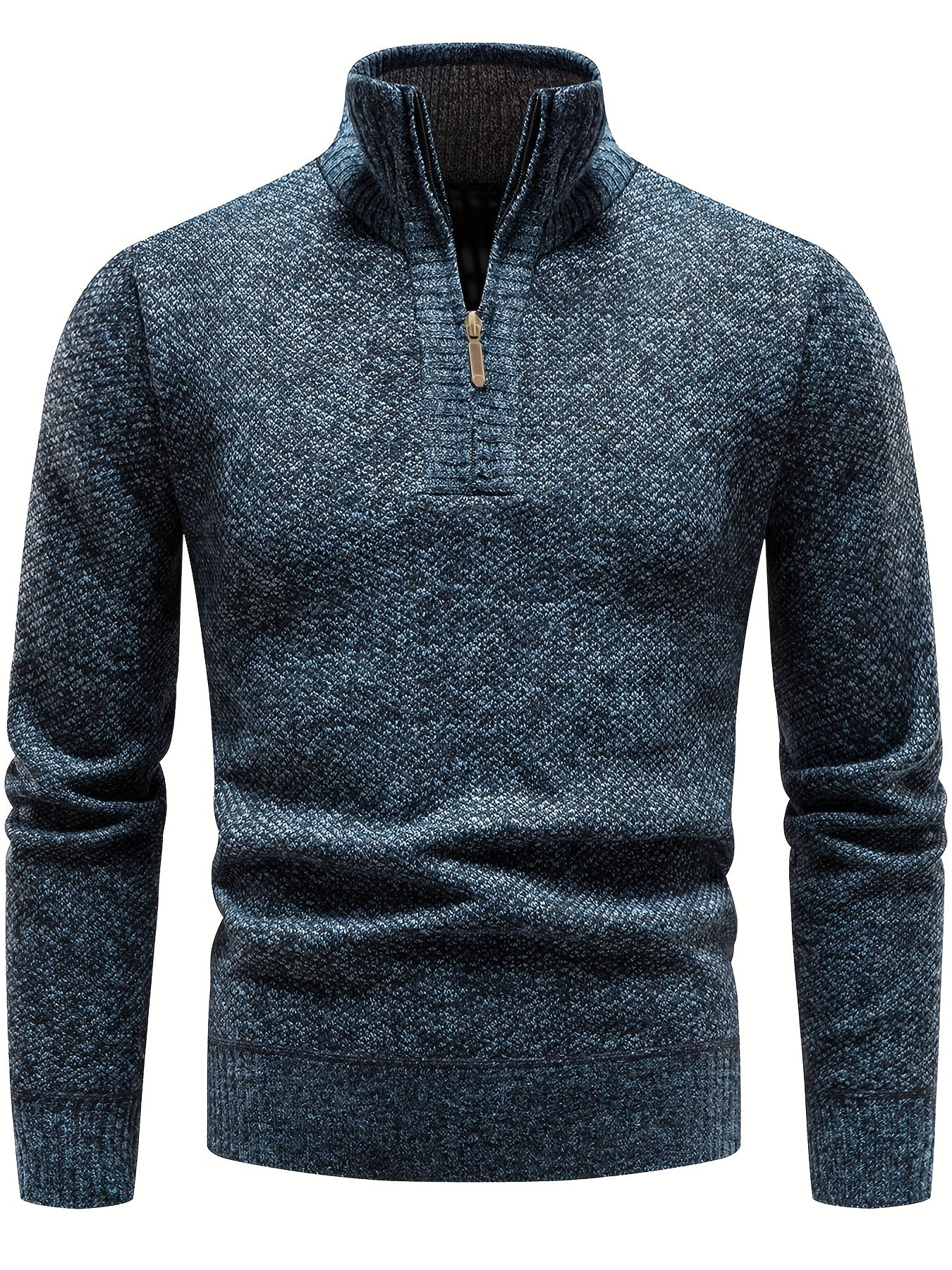 Stylischer Casual Pullover mit halbem Reißverschluss