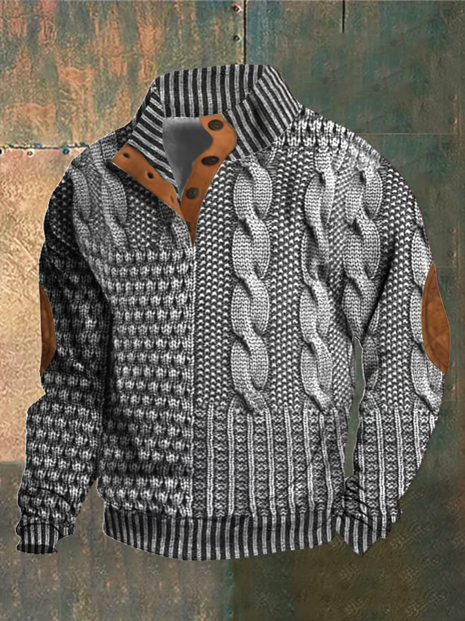 Bequemer Retro-Pullover