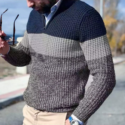 Eleganter warmer Strickpullover