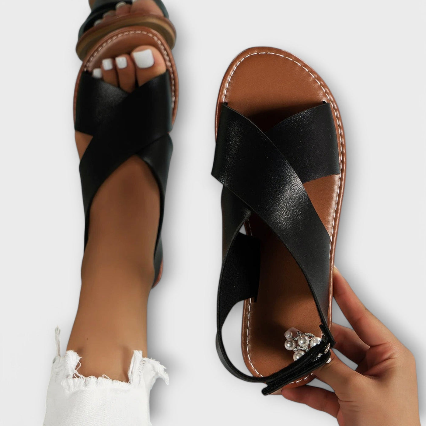 Savannah™  Damen Sandalen mit Schnalle