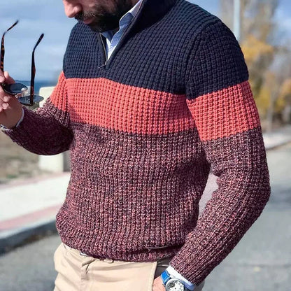 Eleganter warmer Strickpullover