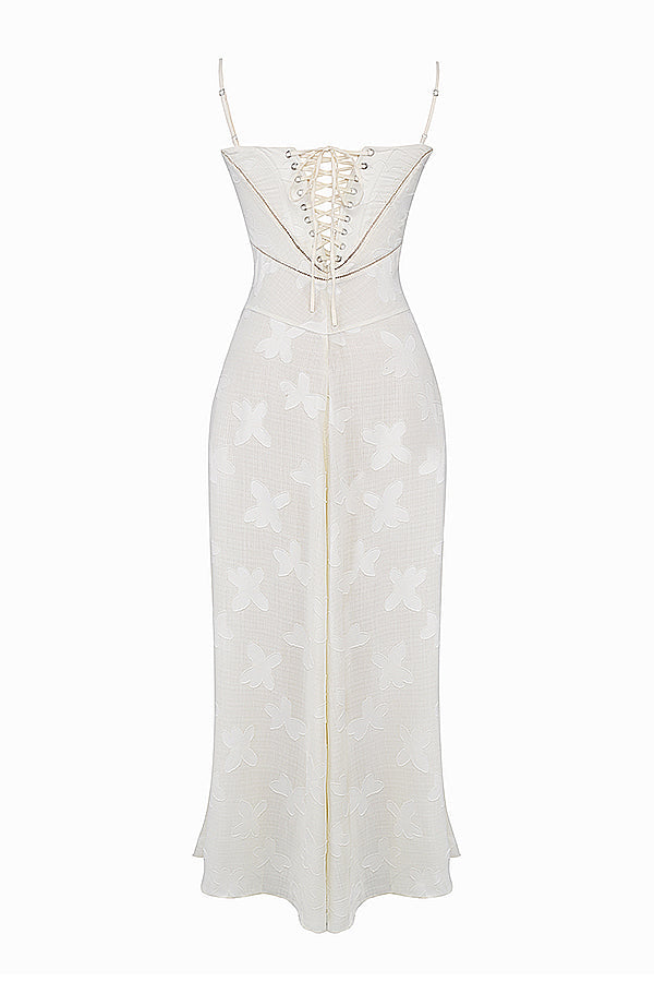 Paulette™ – Elegantes langes Korsettkleid