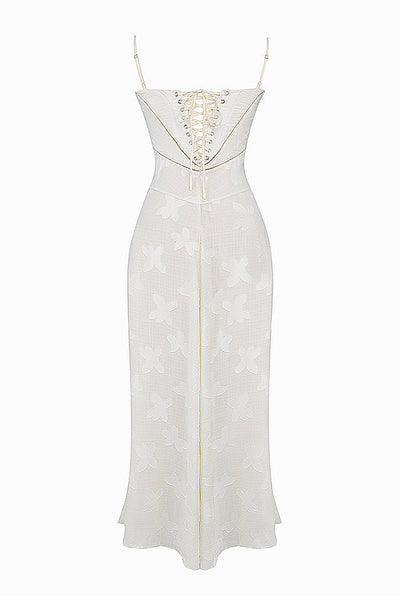 Paulette™ – Elegantes langes Korsettkleid