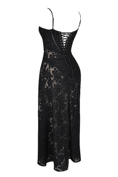 Paulette™ – Elegantes langes Korsettkleid