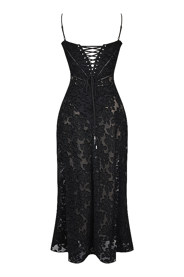 Paulette™ – Elegantes langes Korsettkleid