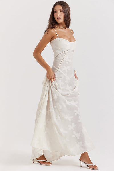 Paulette™ – Elegantes langes Korsettkleid