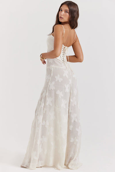 Paulette™ – Elegantes langes Korsettkleid