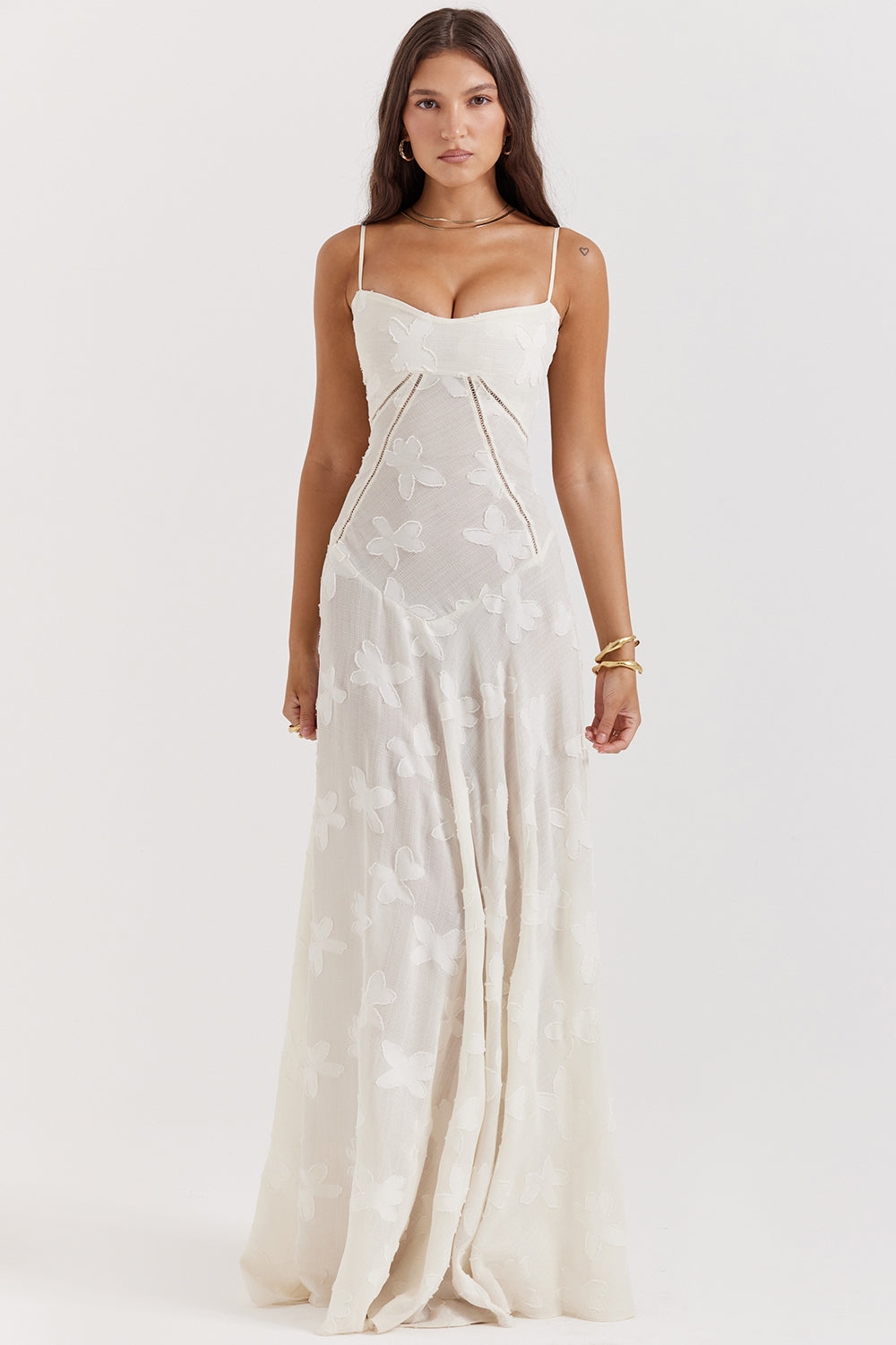 Paulette™ – Elegantes langes Korsettkleid