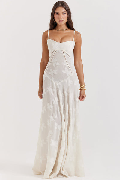 Paulette™ – Elegantes langes Korsettkleid