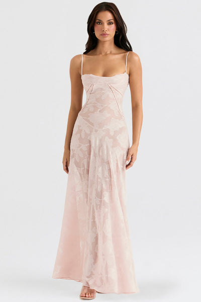 Paulette™ – Elegantes langes Korsettkleid