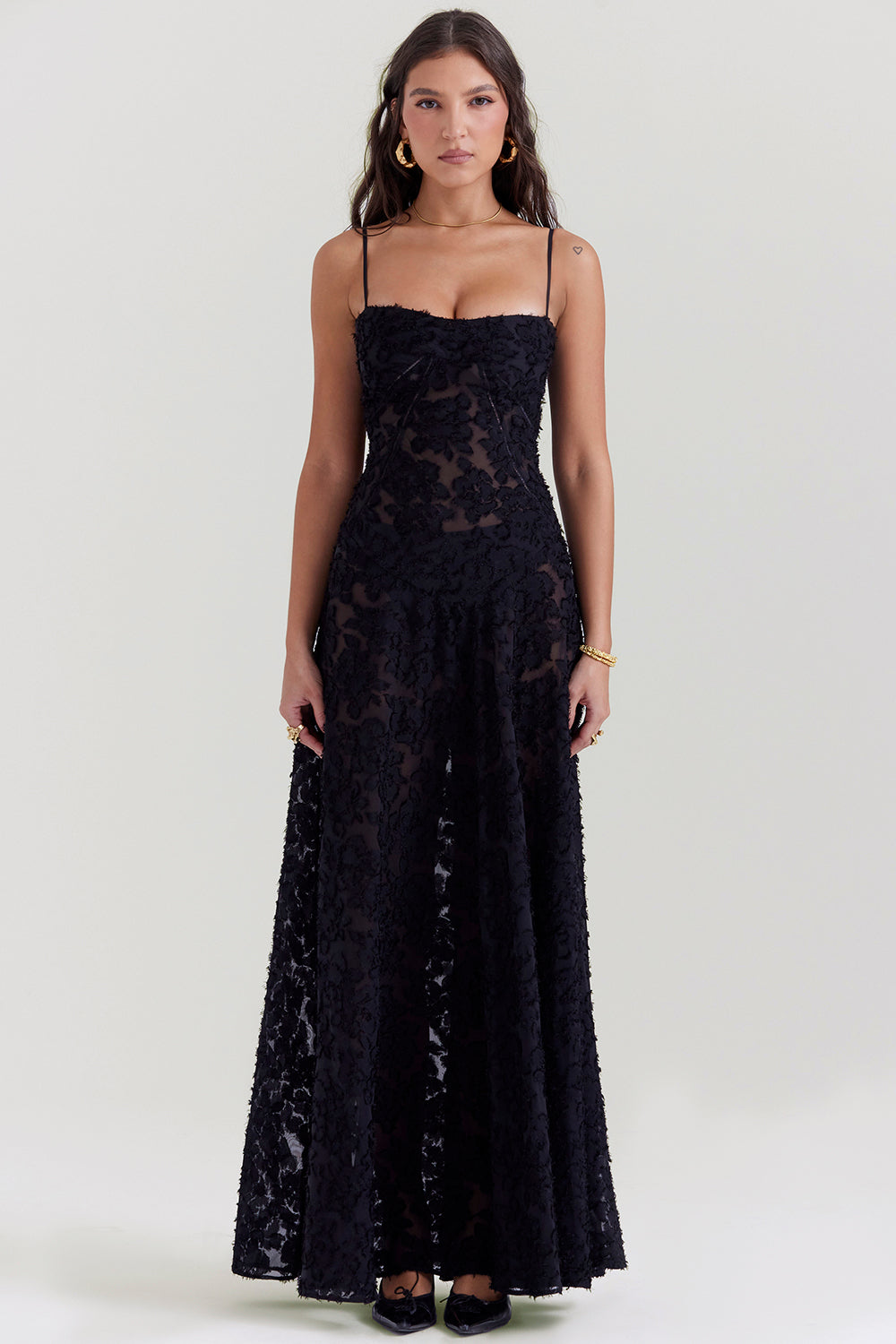Paulette™ – Elegantes langes Korsettkleid