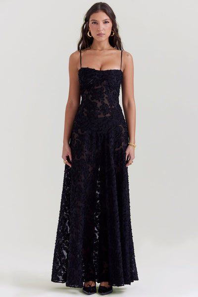 Paulette™ – Elegantes langes Korsettkleid