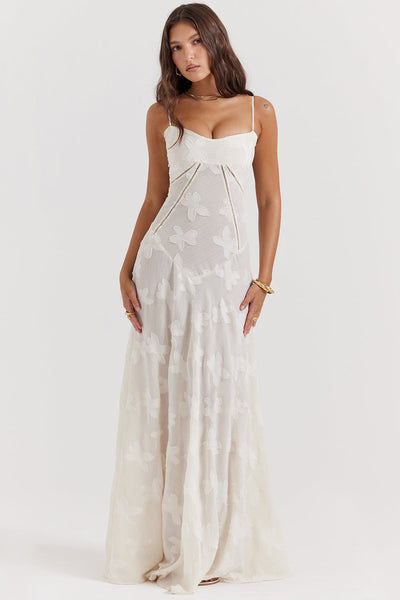 Paulette™ – Elegantes langes Korsettkleid