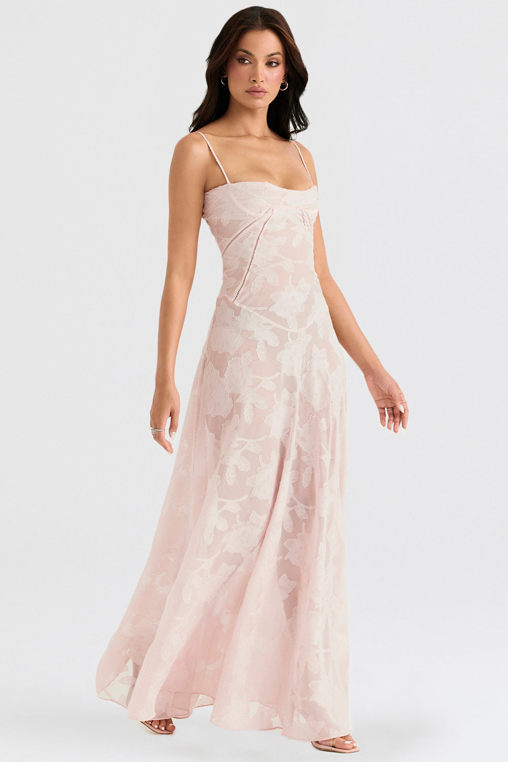 Paulette™ – Elegantes langes Korsettkleid