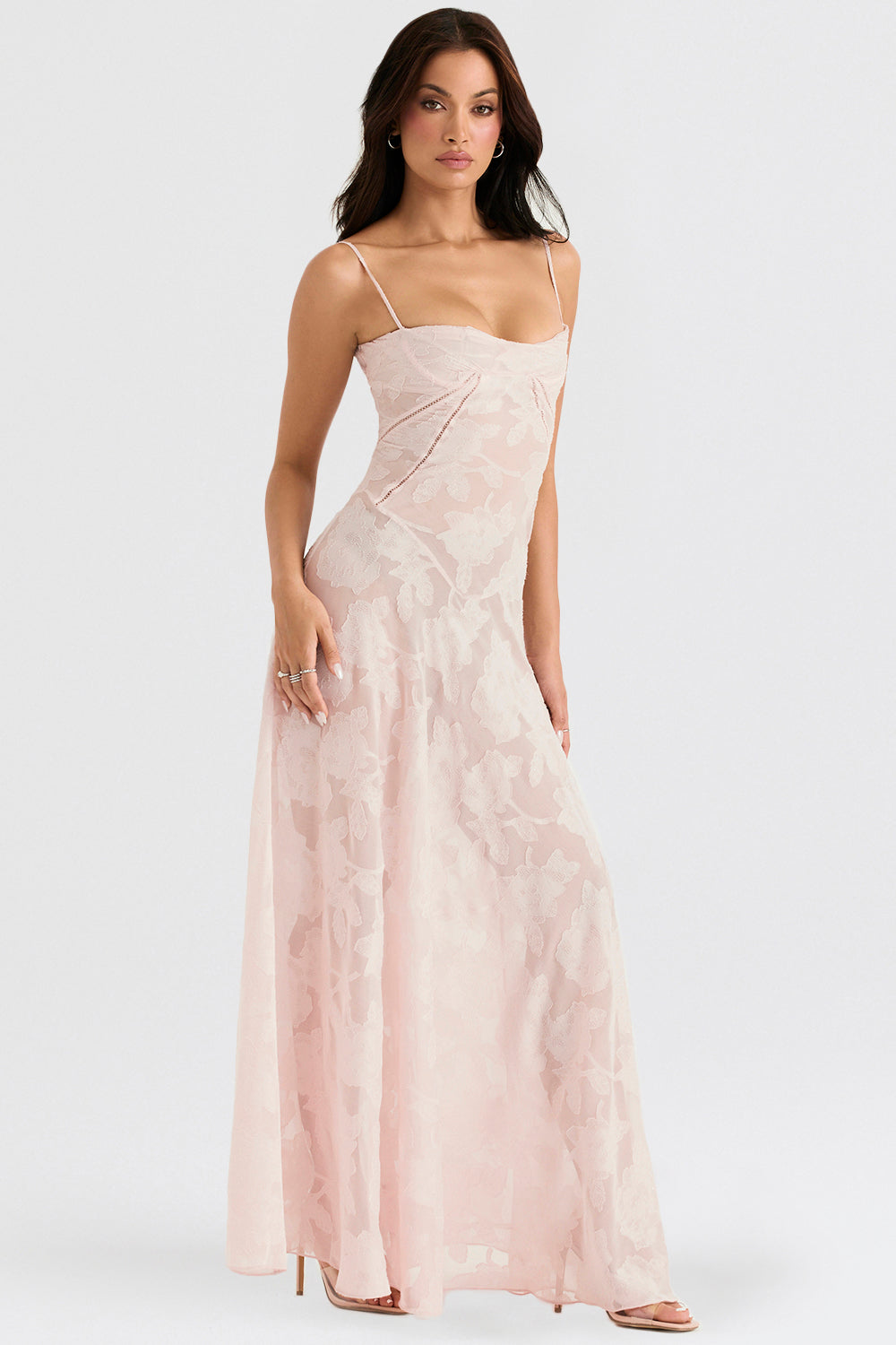 Paulette™ – Elegantes langes Korsettkleid