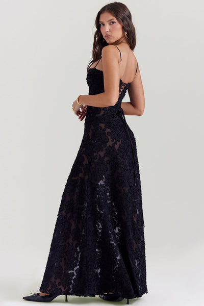 Paulette™ – Elegantes langes Korsettkleid