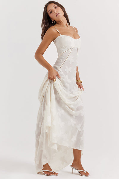Paulette™ – Elegantes langes Korsettkleid