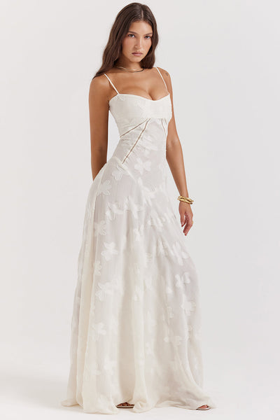 Paulette™ – Elegantes langes Korsettkleid