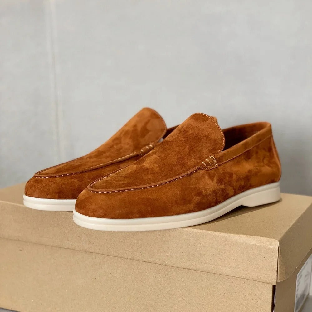 Bequeme, warme Herren-Loafer aus Wildleder