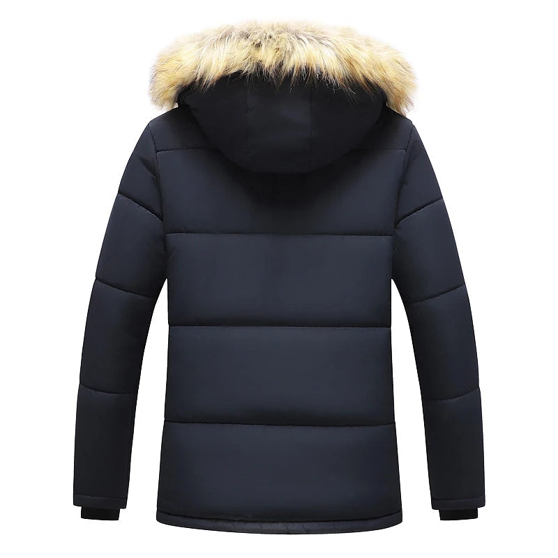 Dicker winddichter Fleece-Jacke